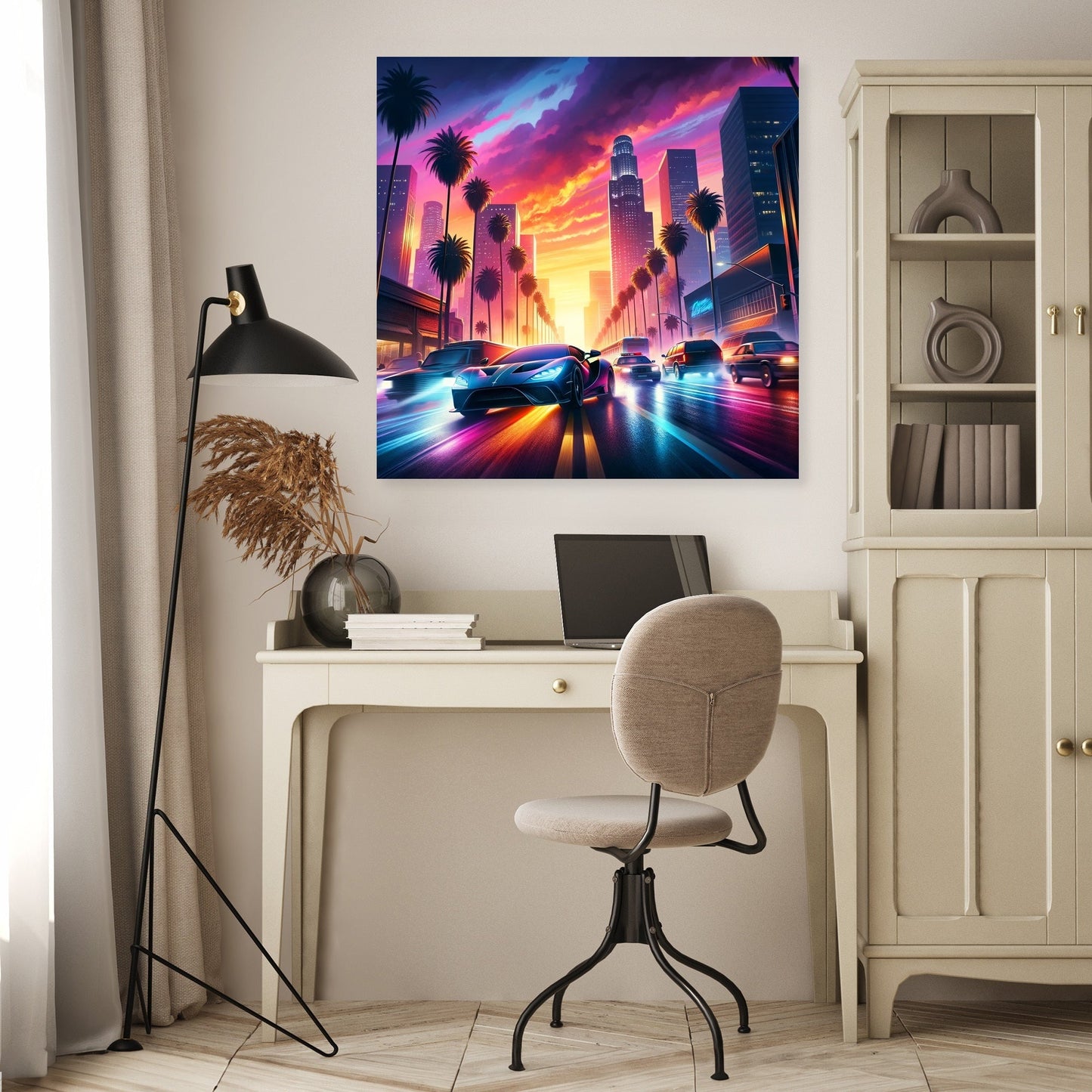 Sunset Boulevard Escape Canvas