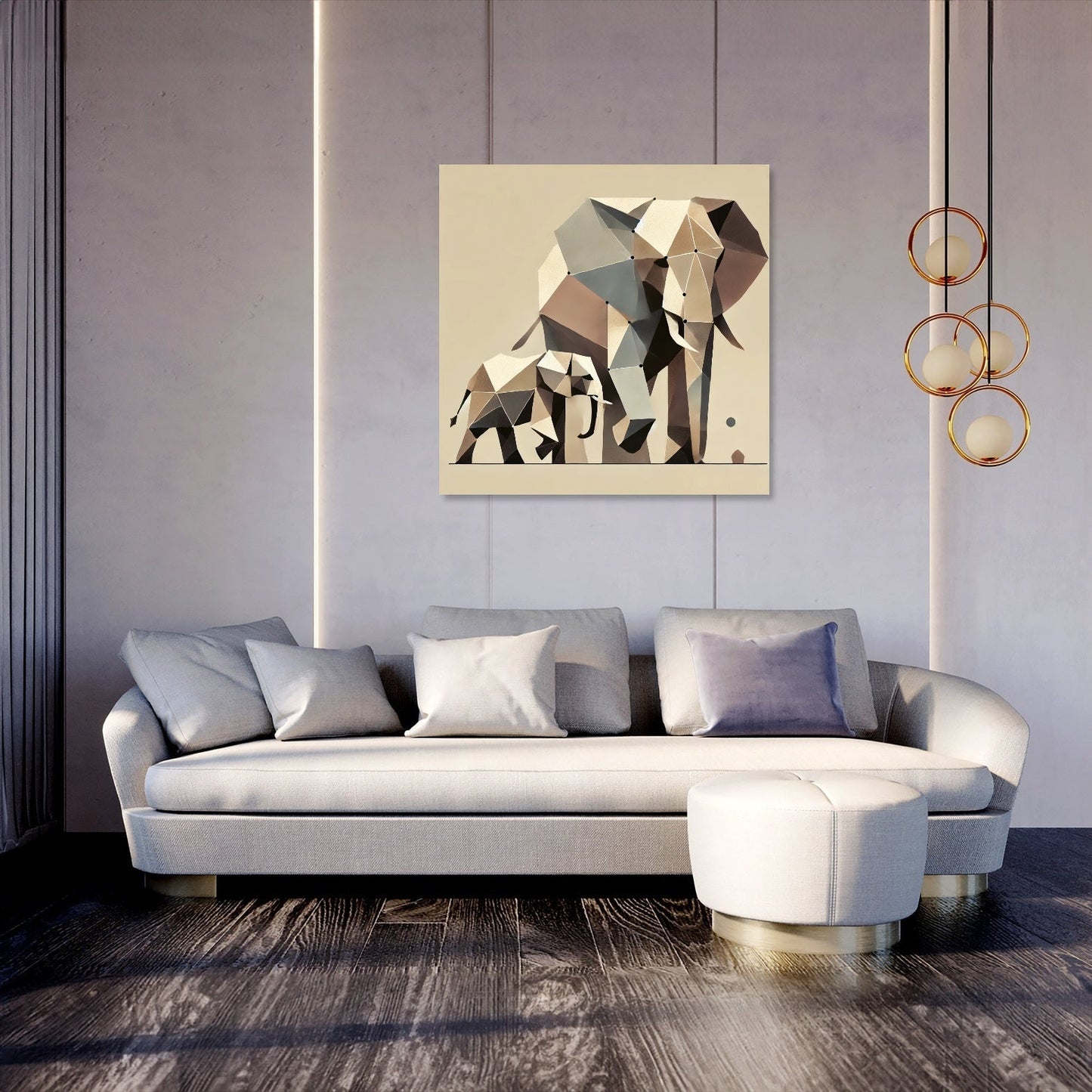 Elephant Duo Canvas
