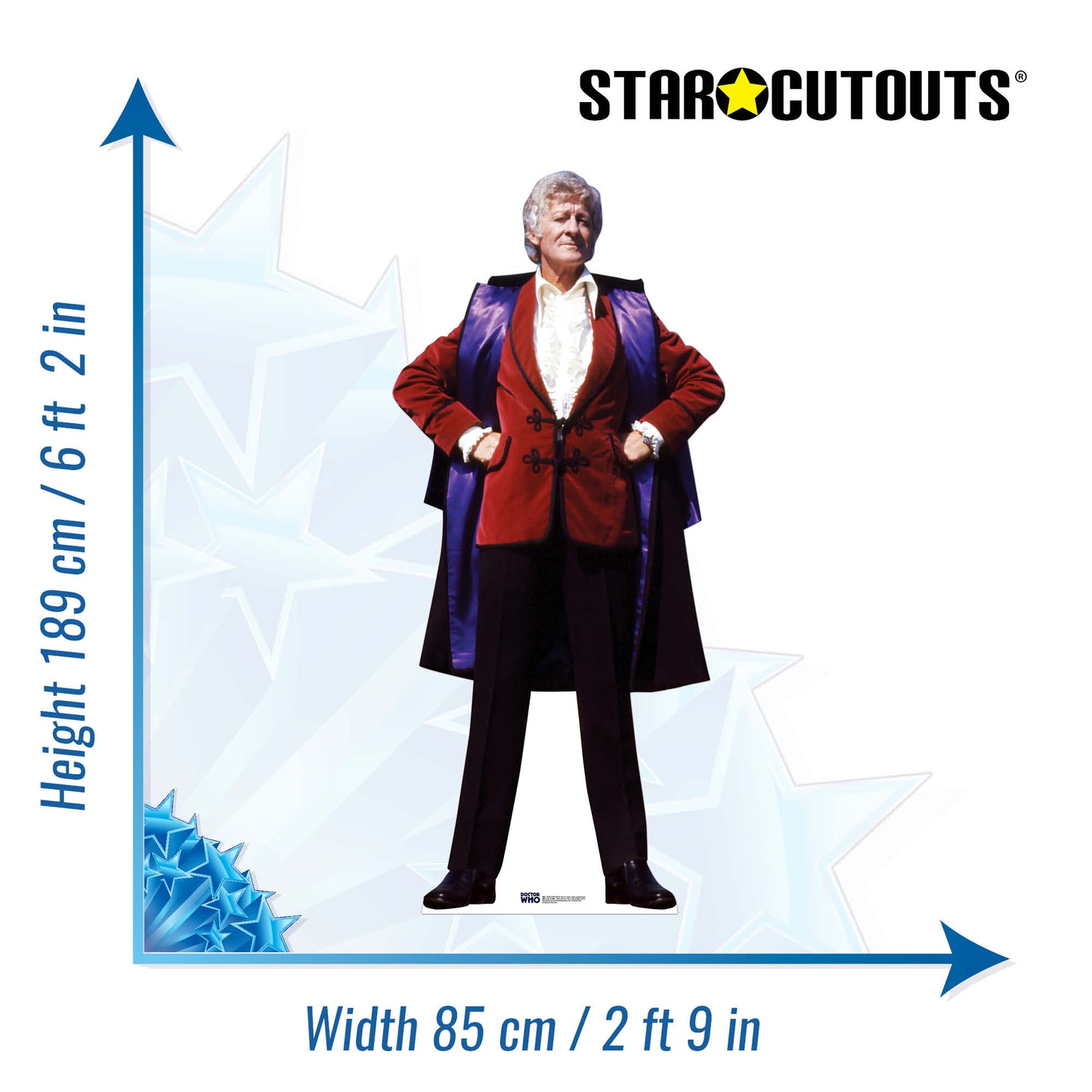 SC566 John Pertwee Cardboard Cut Out Height 189cm