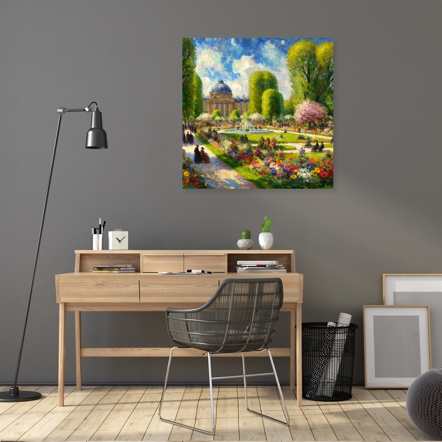 Spring in Paris Jardin des Tuileries Canvas