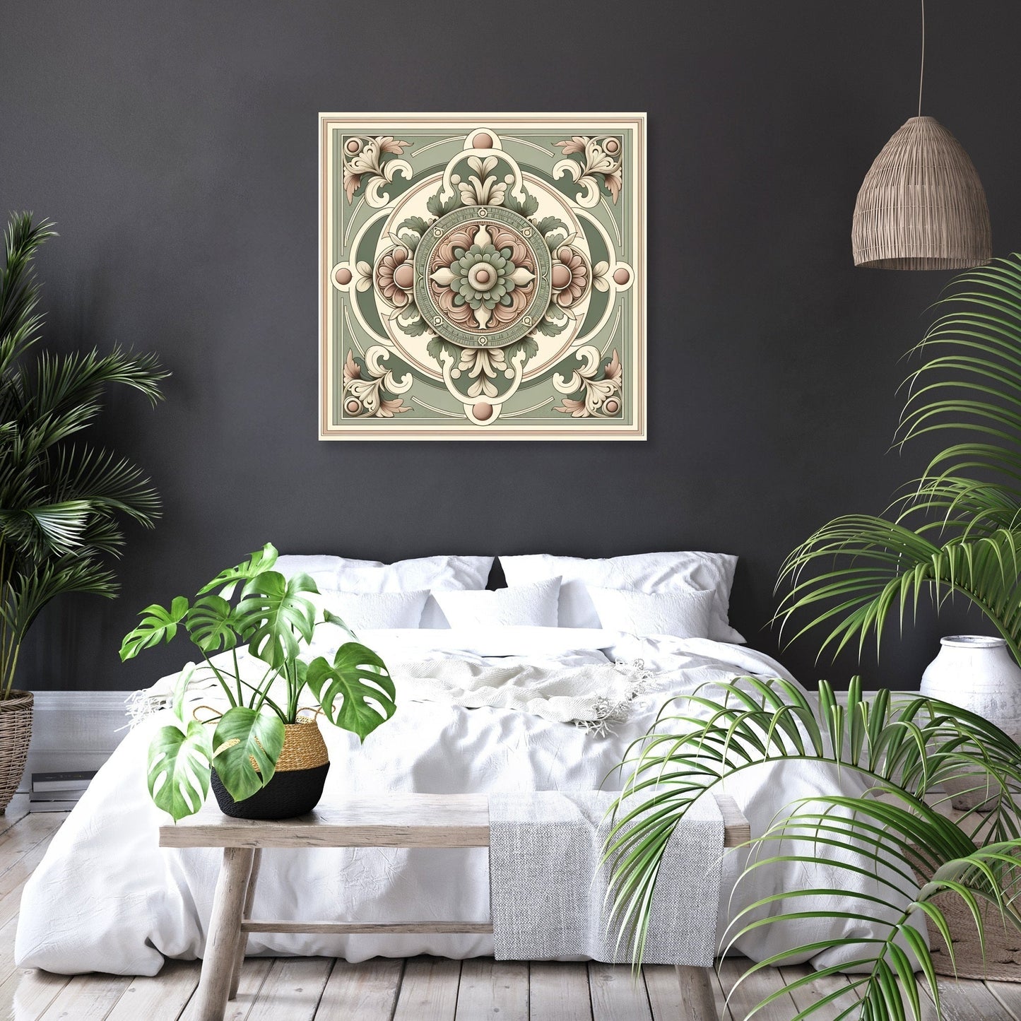 Classical Medallion Canvas