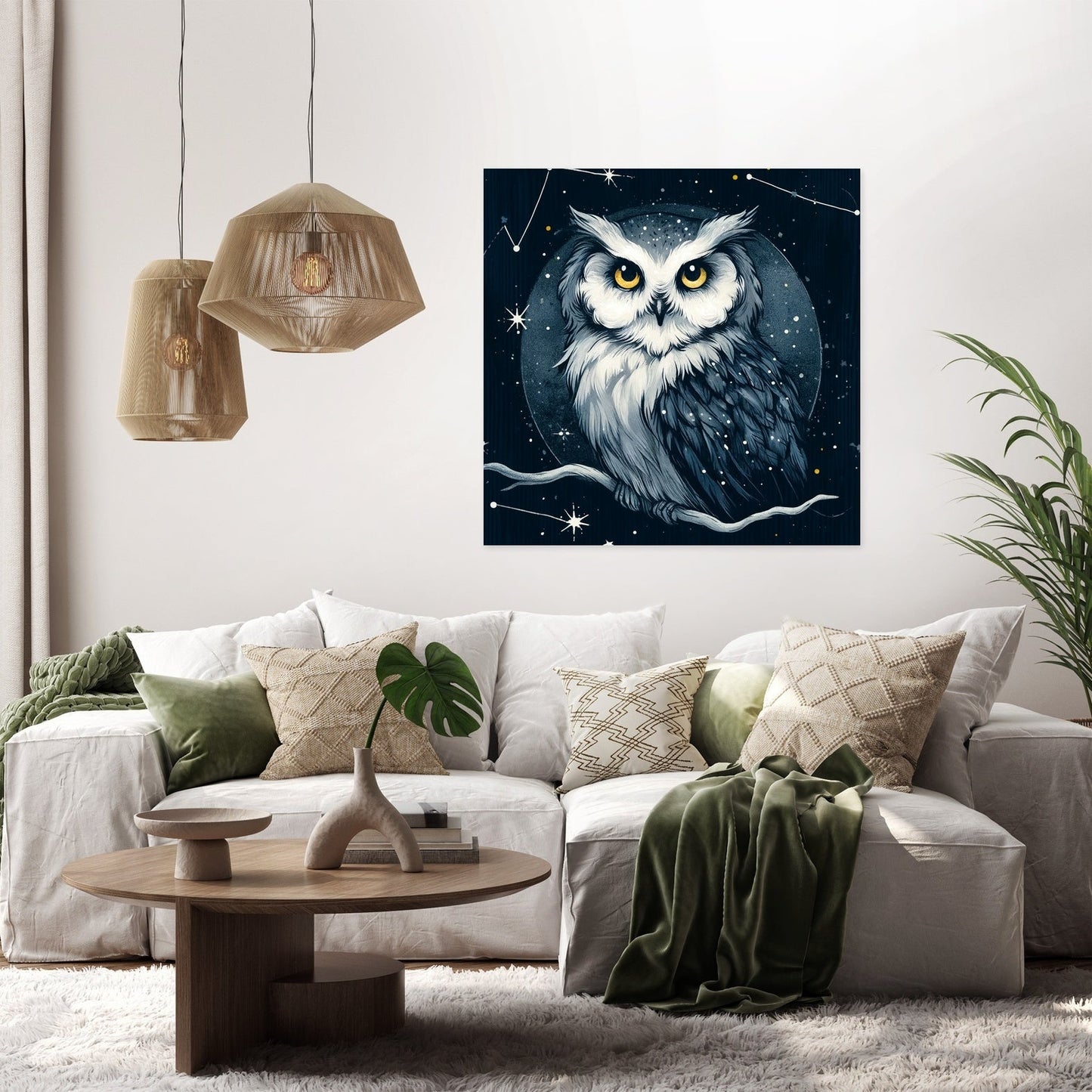 Mystical Owl Canvas