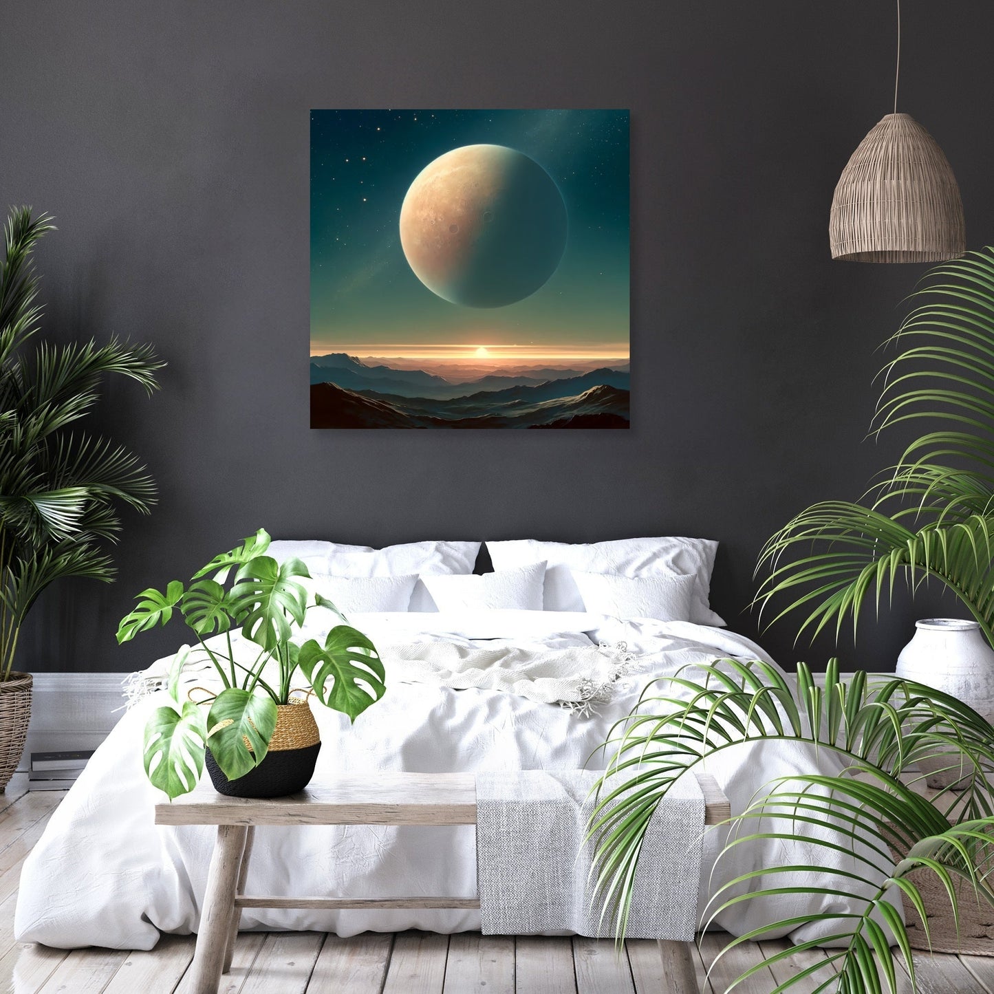 Celestial Horizons Canvas