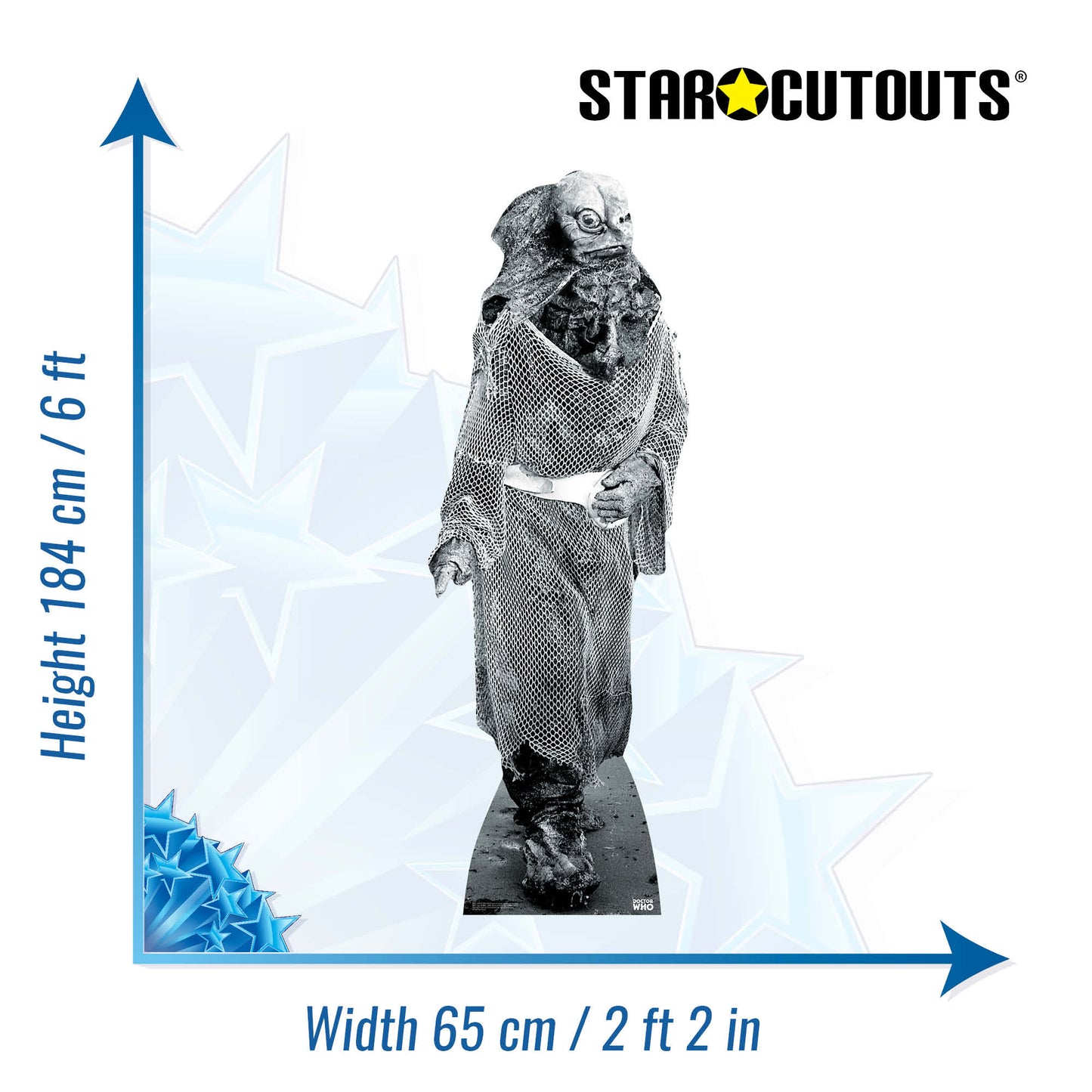 SC569 Sea Devil Cardboard Cut Out Height 184cm
