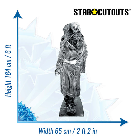 SC569 Sea Devil Cardboard Cut Out Height 184cm