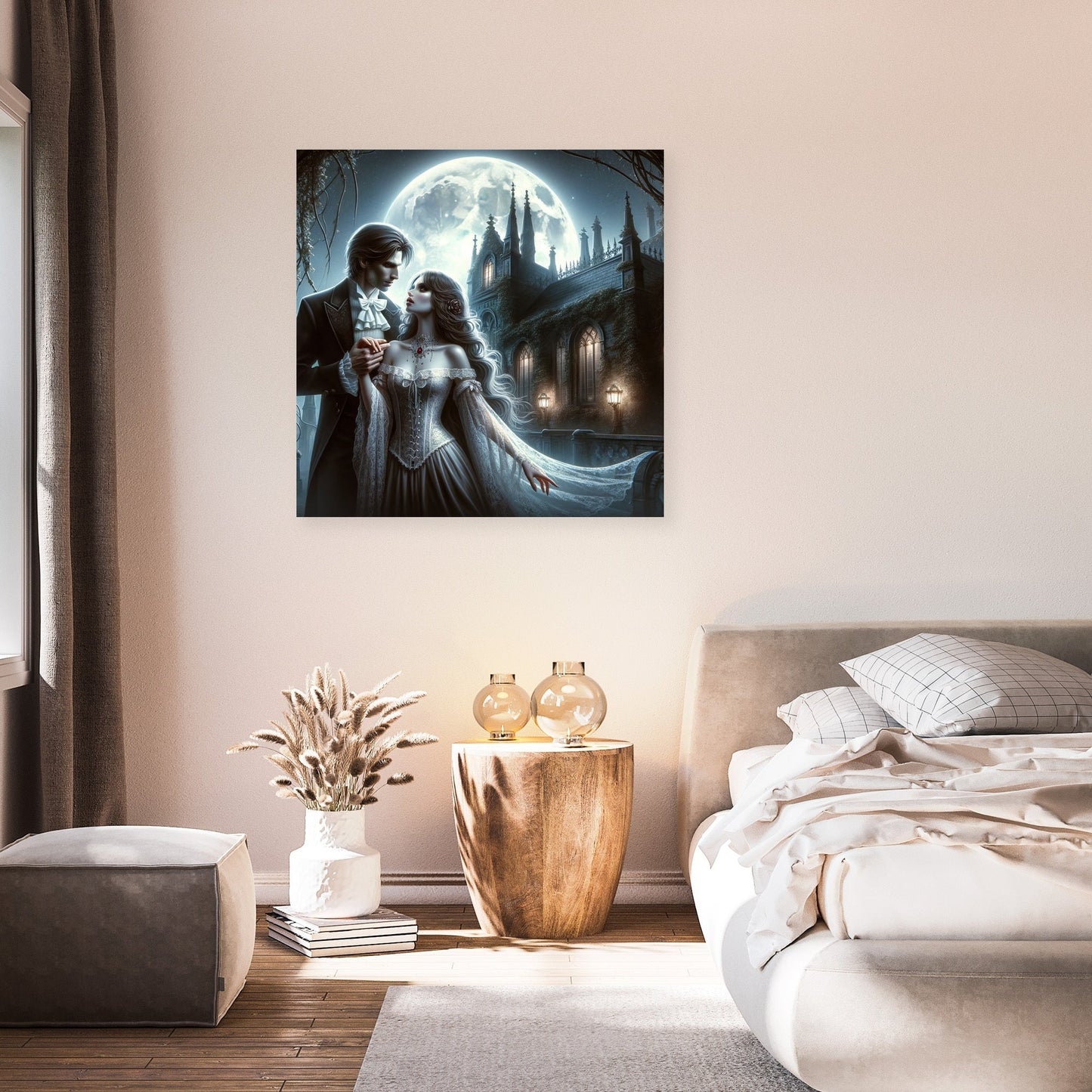 Moonlit Embrace Canvas