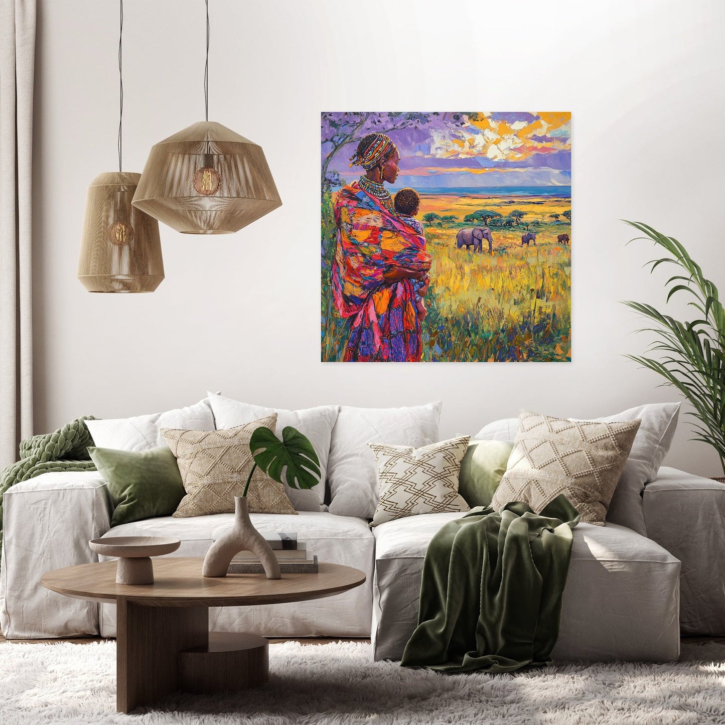 Warrior Mother Canvas