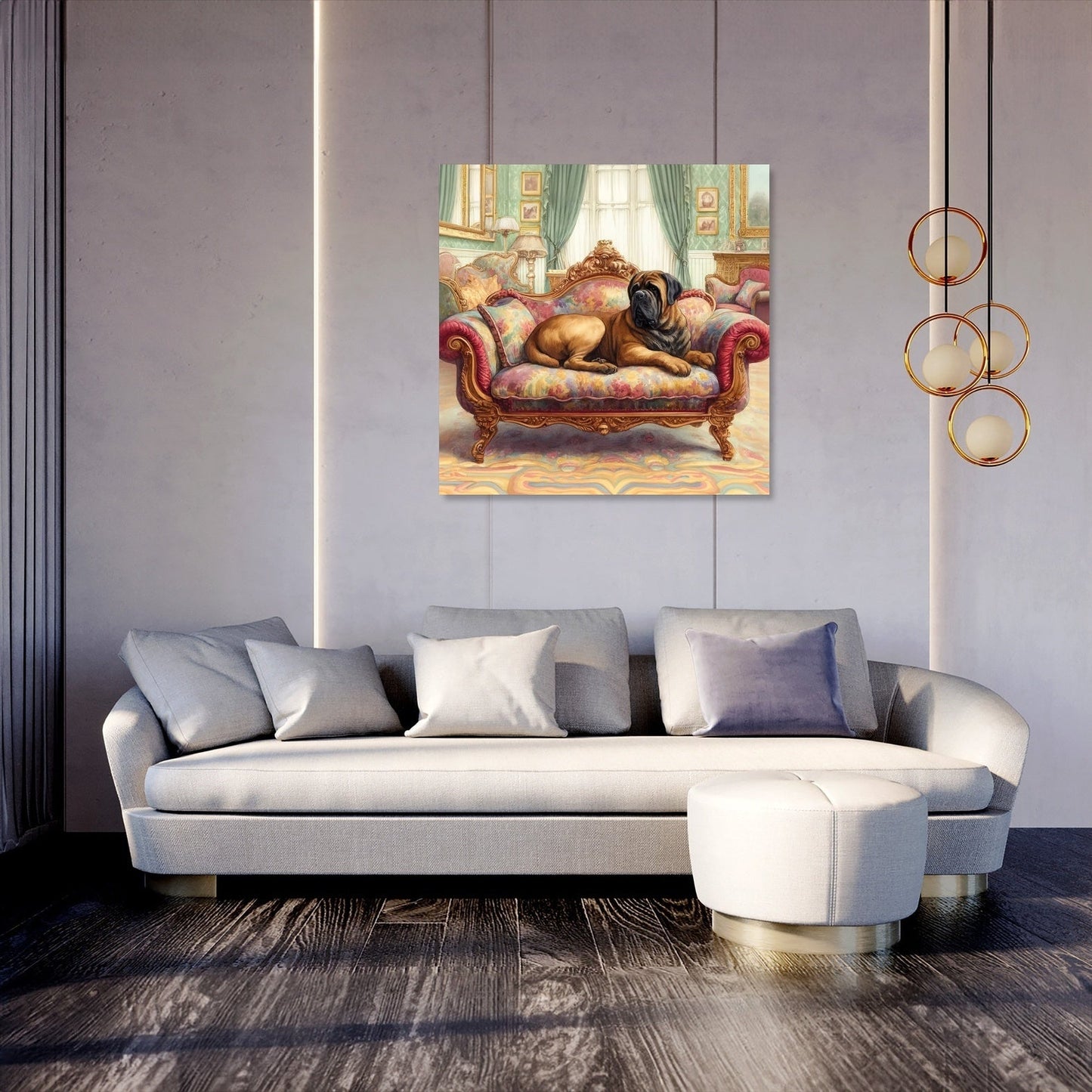 Victorian Leisure Bullmastiff Canvas