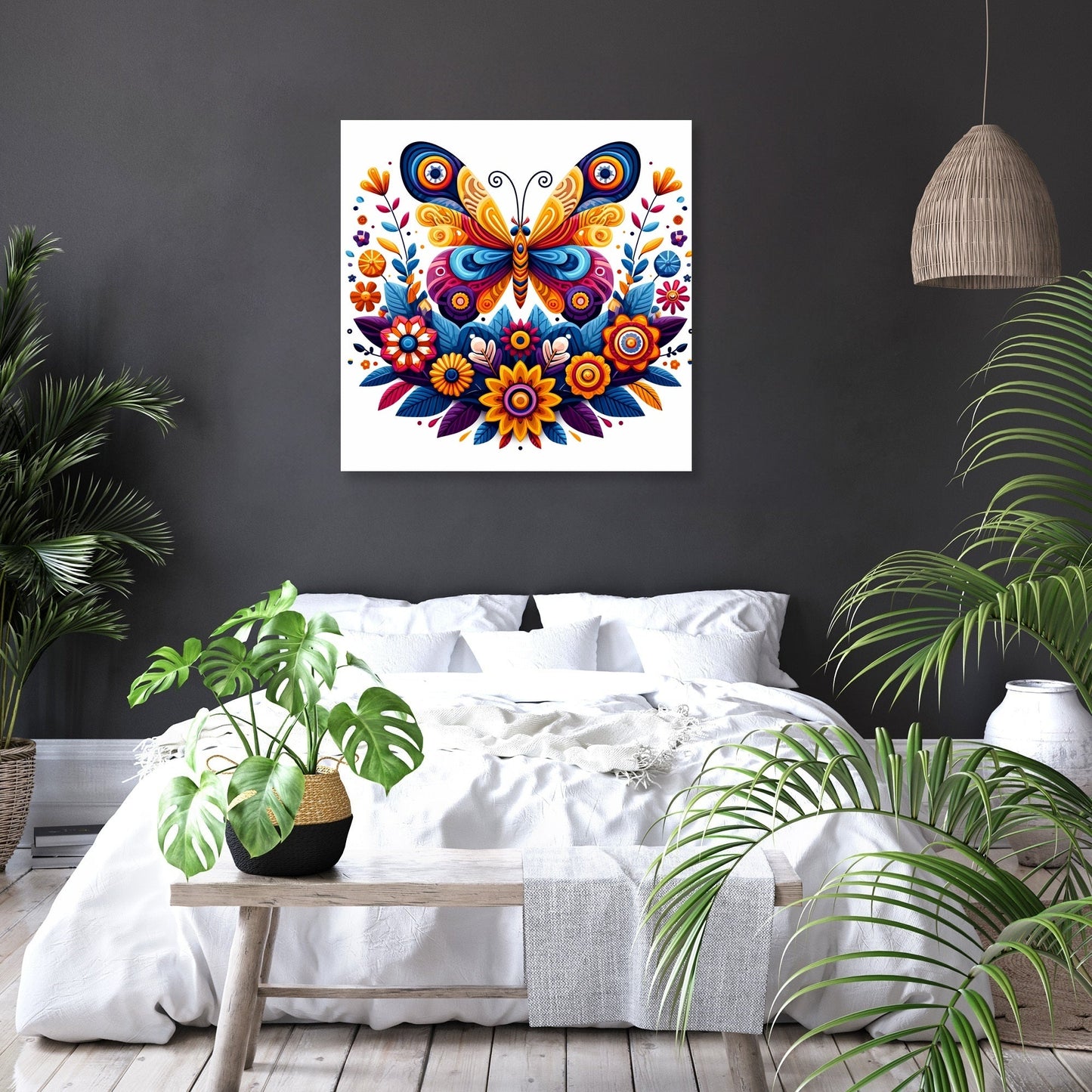 Butterfly Garden Canvas