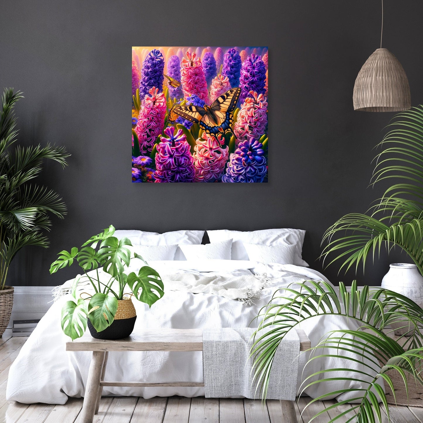 Spring Hyacinth Harmony Canvas