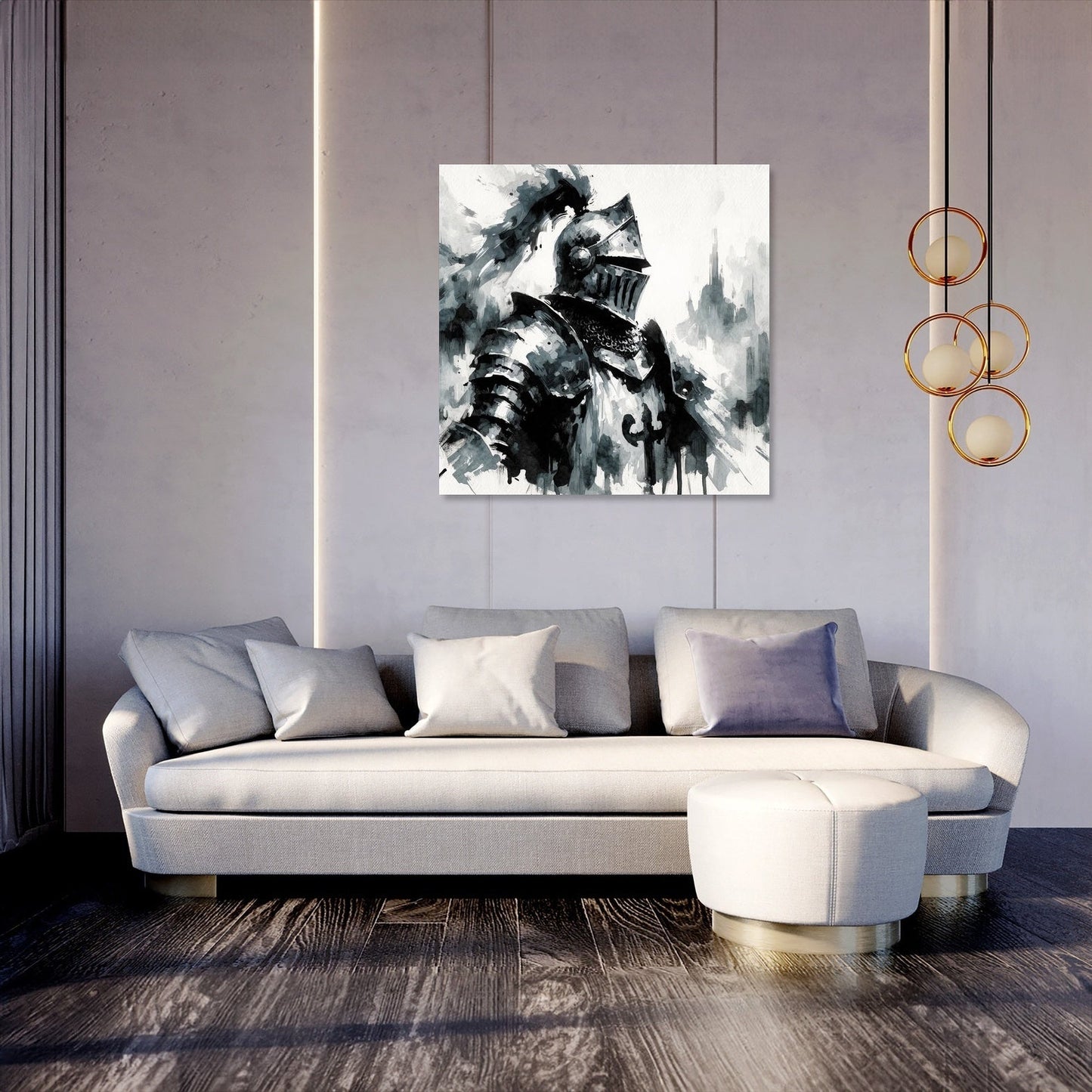 Knight's Resolve Canvas