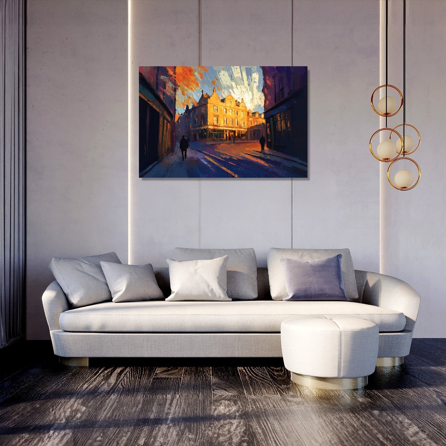 Golden Memories of Jericho Canvas