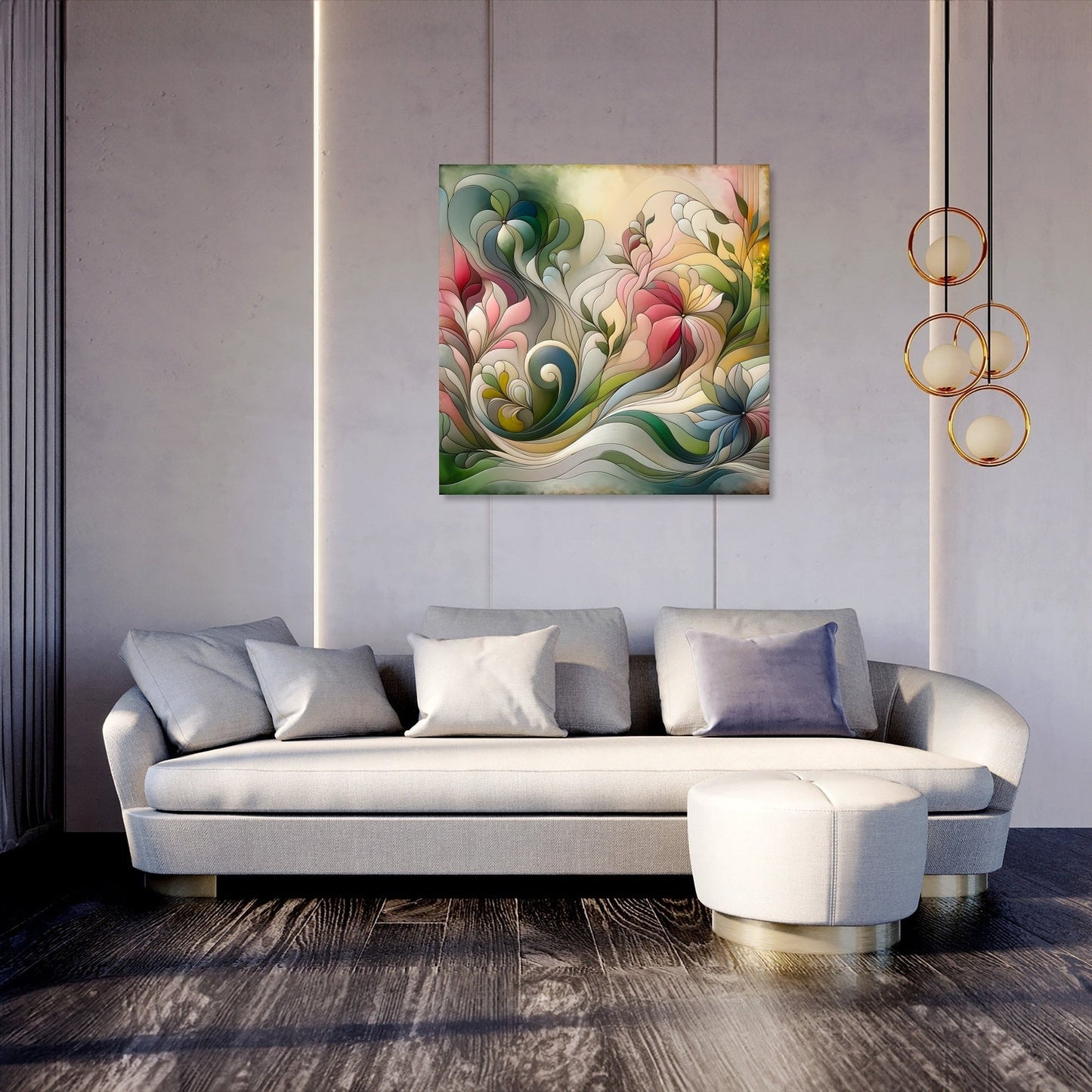 Blooming Abstraction Canvas