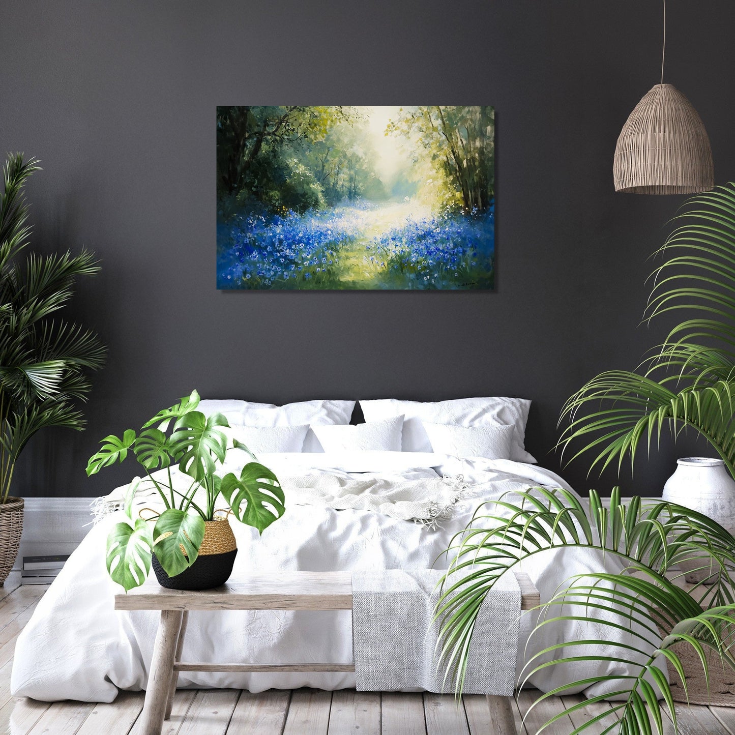 Forget-Me-Not Nostalgia Canvas