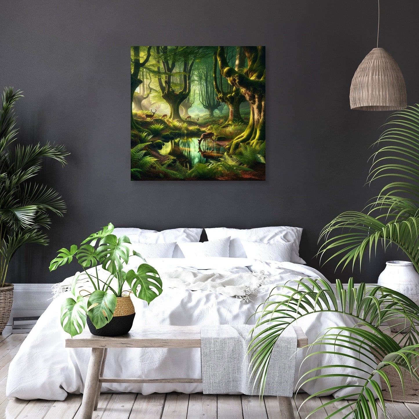 Enchanted Forest Pool Canvas