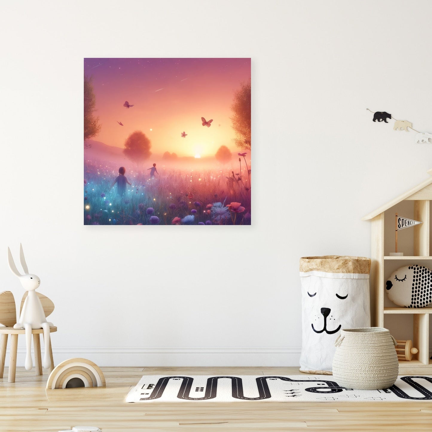 Sunset Meadow Canvas