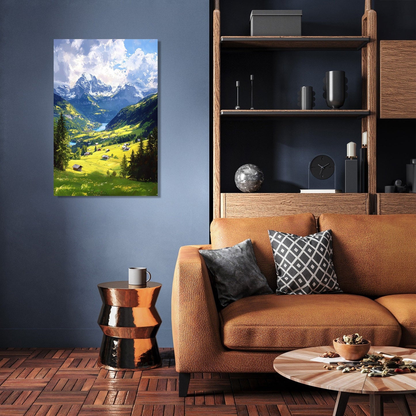 Swiss Alps Harmony Canvas