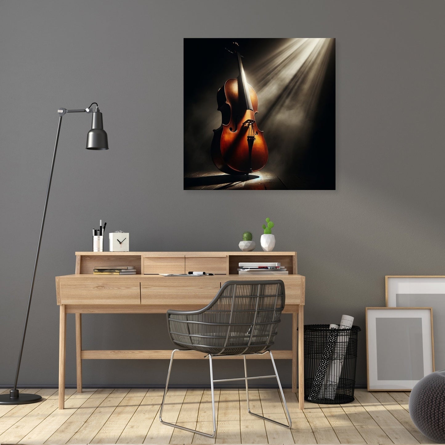 Cello's Shadow Canvas