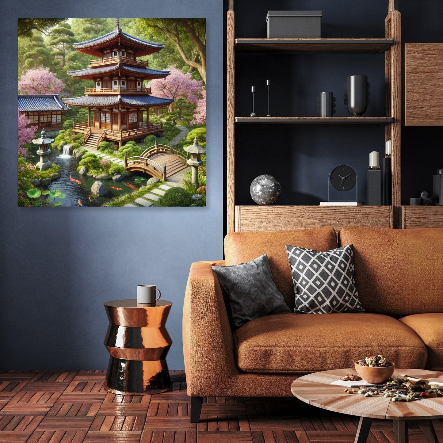 Tranquil Pagoda Canvas