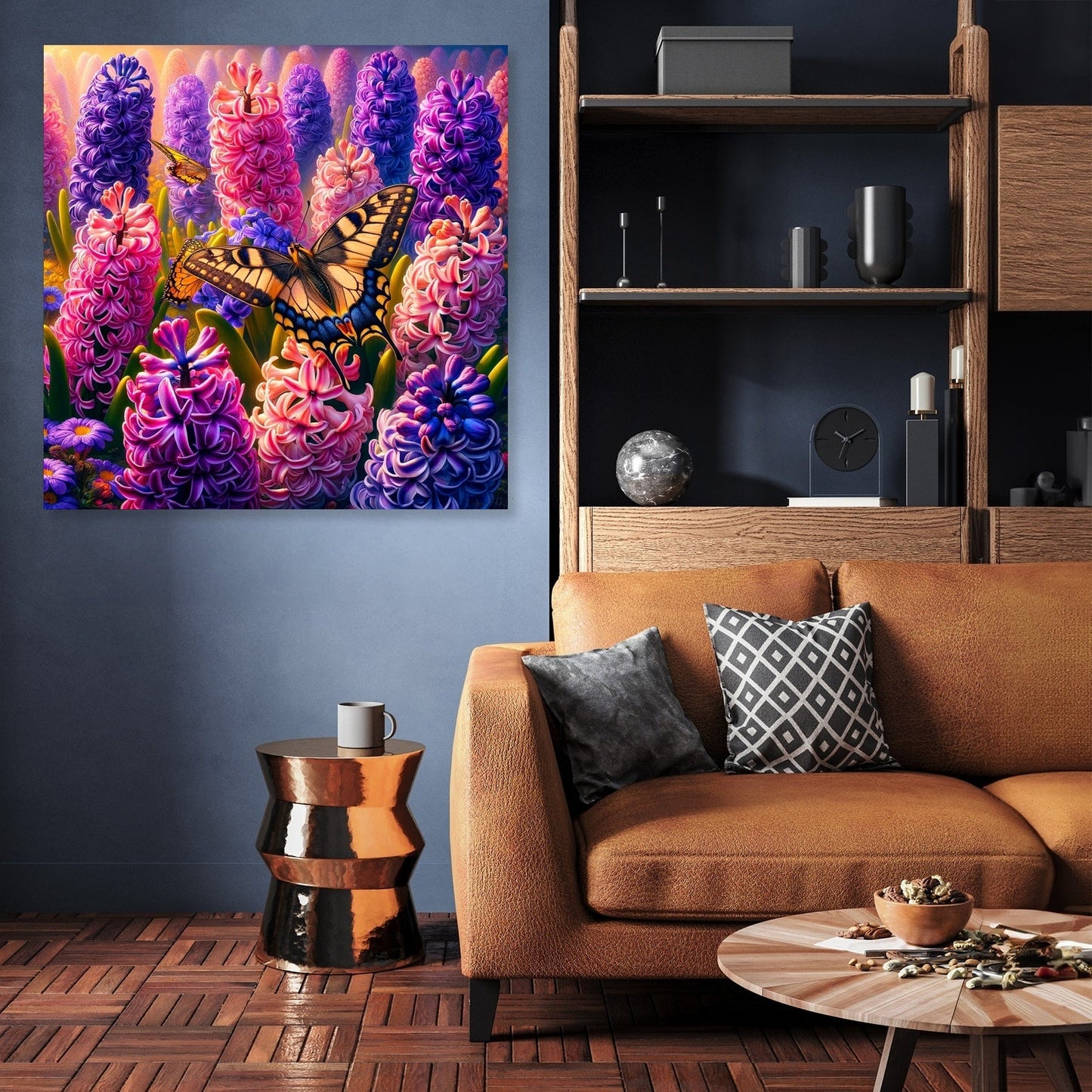Spring Hyacinth Harmony Canvas