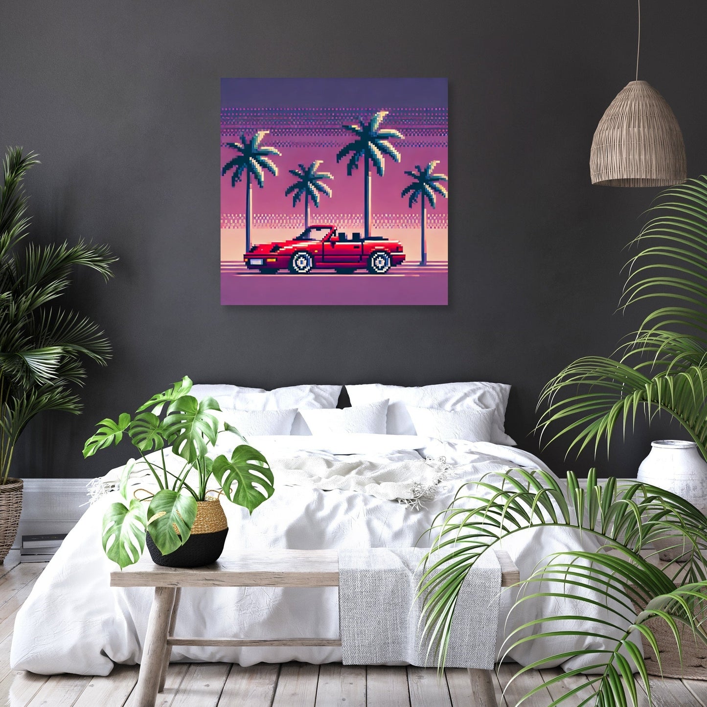Sunset Cruise Pixel Canvas