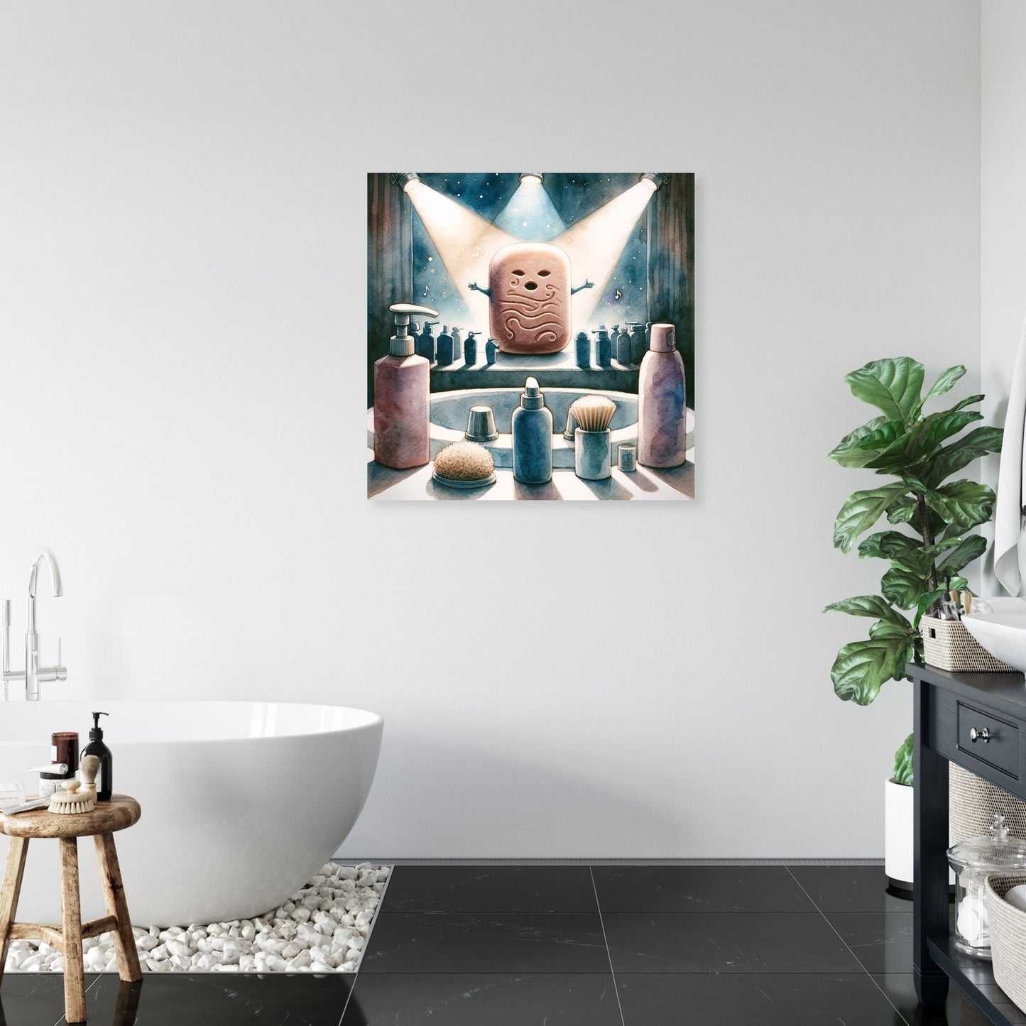 Opera Night at the Sink Canvas