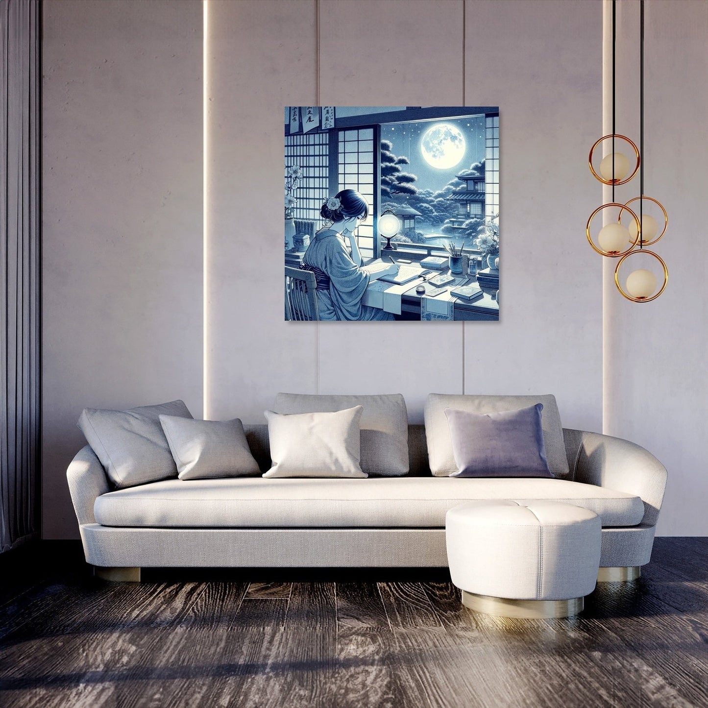 Moonlit Memoir Canvas