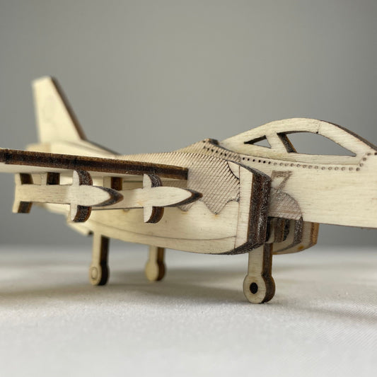 Jet Puzzle - Flatpack Model Kit by Curious Rabbit ®