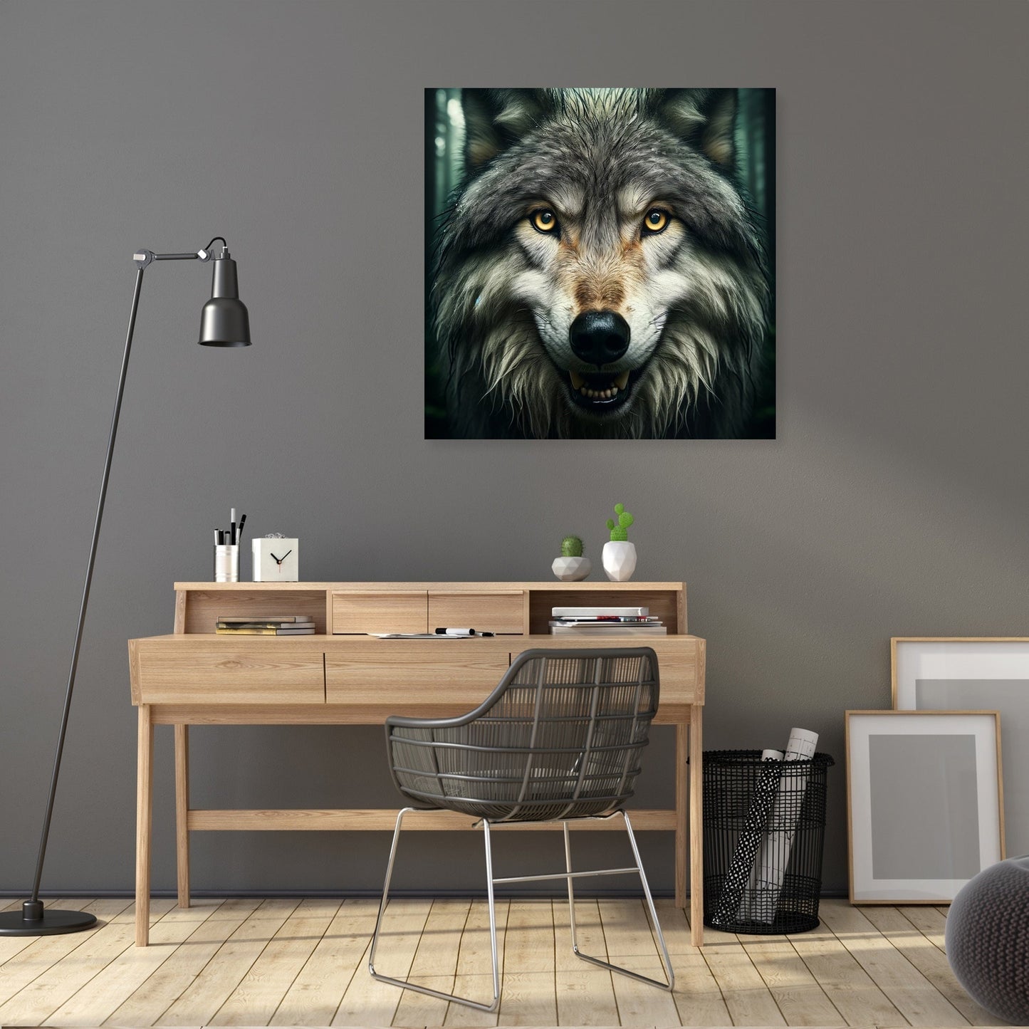 Wolf Gaze Canvas