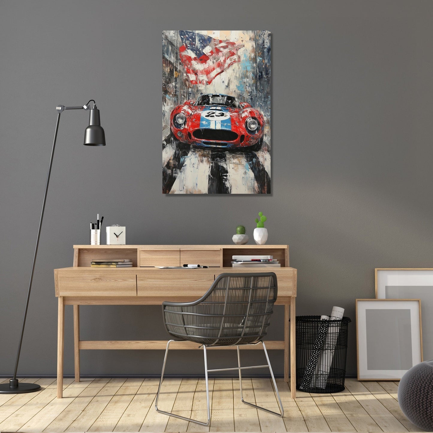 Thrilling Finish Line Canvas