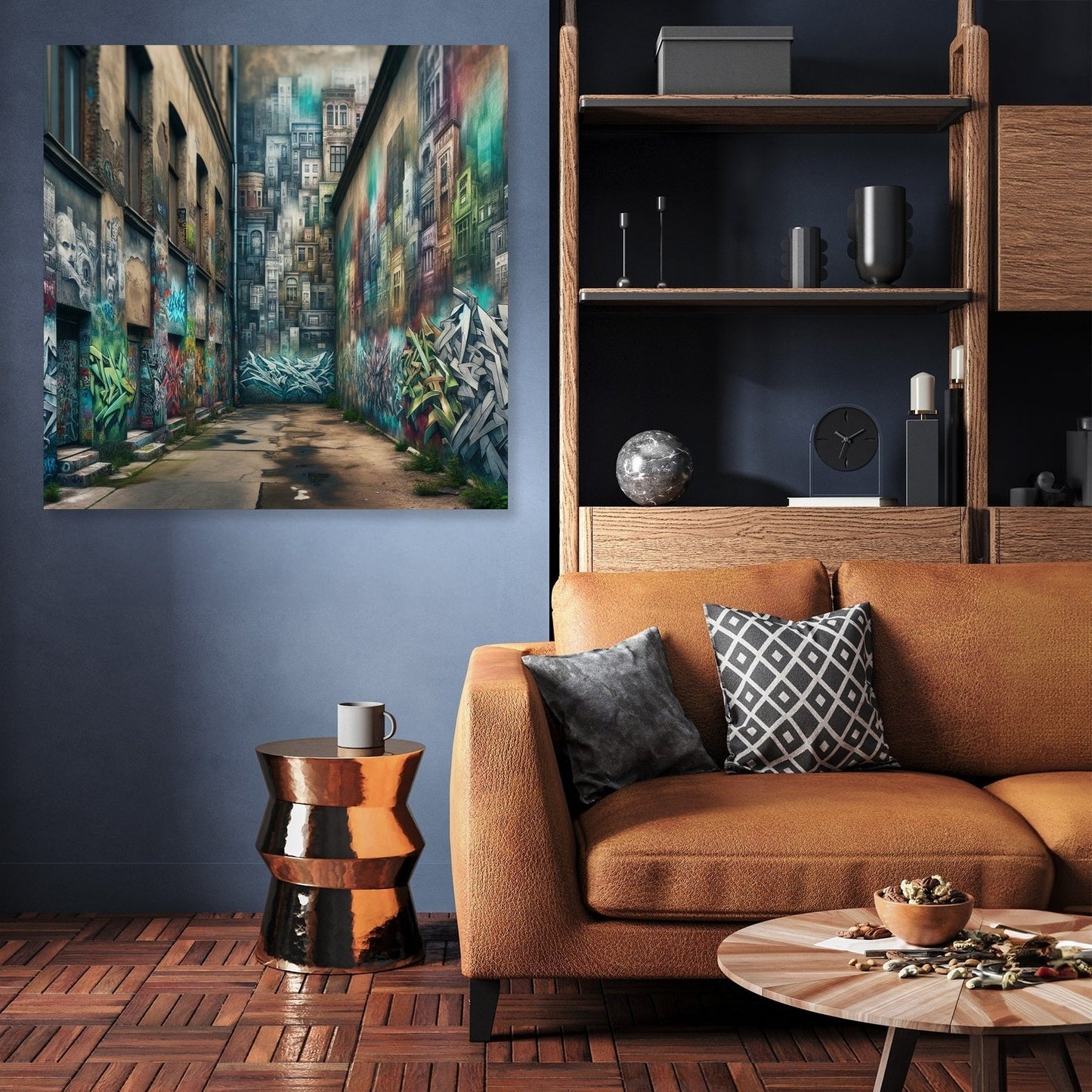 Echoes of the Alley Canvas
