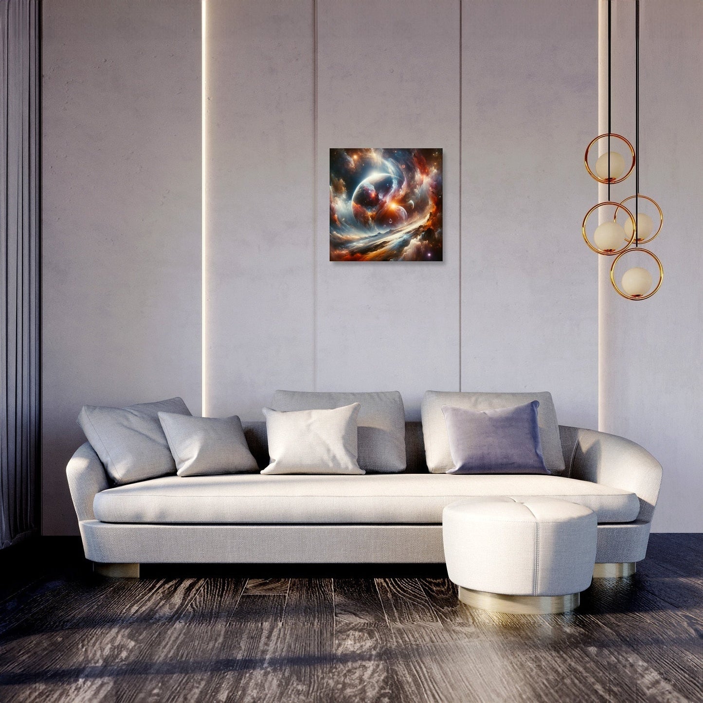Cosmic Abstraction Canvas