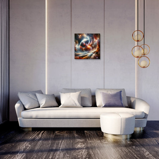 Cosmic Abstraction Canvas