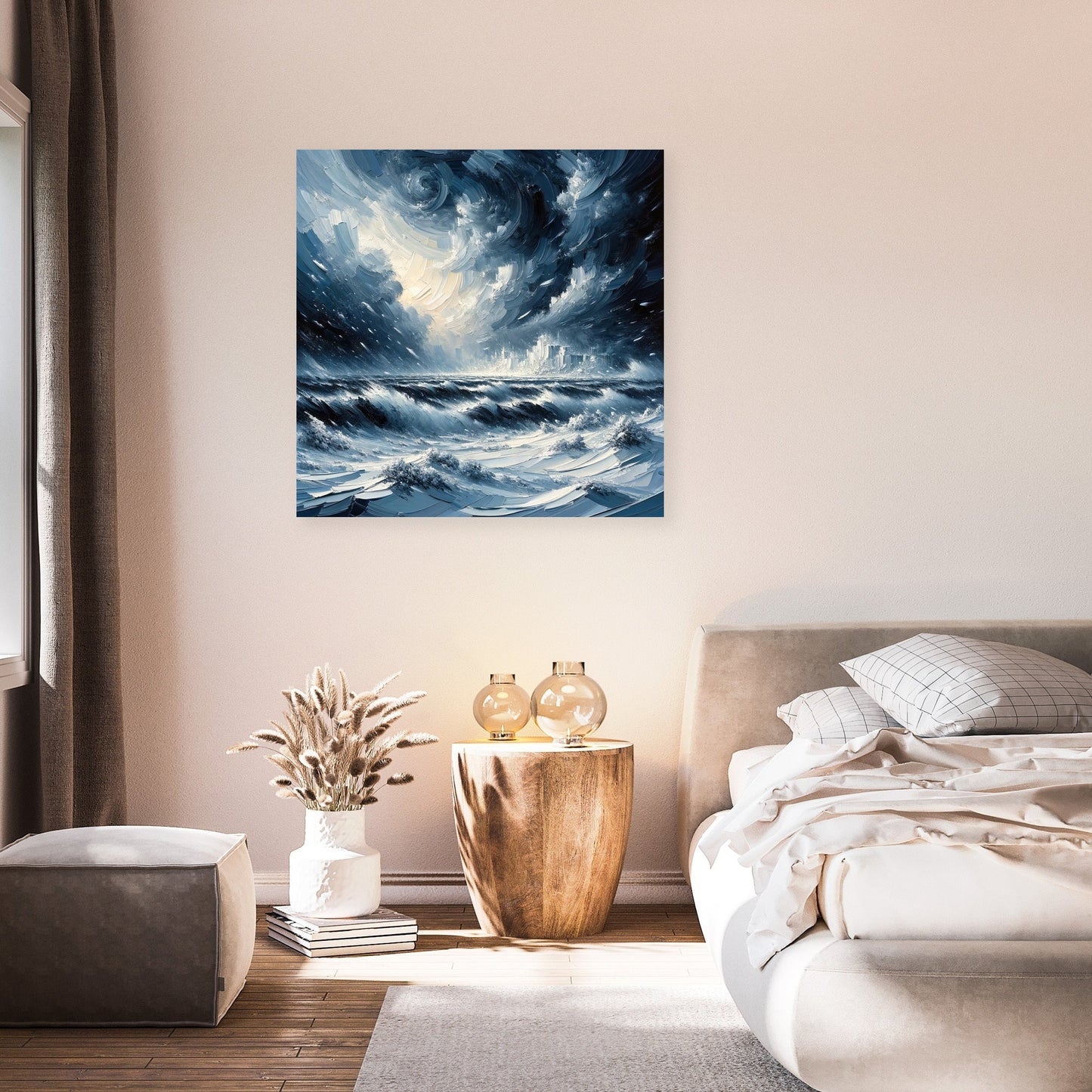 Winter's Fury Unleashed Canvas