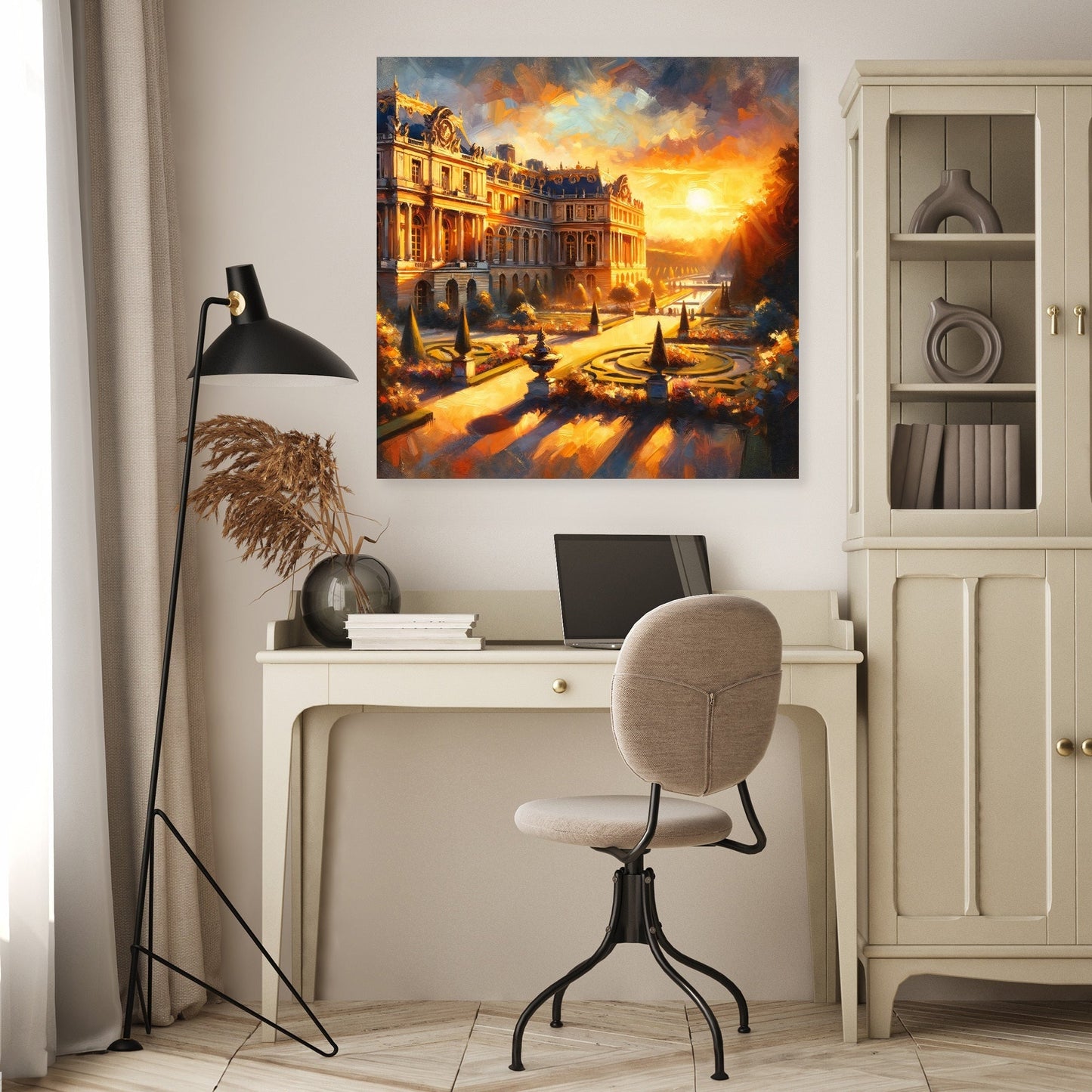 Versailles' Golden Aura Paris Canvas