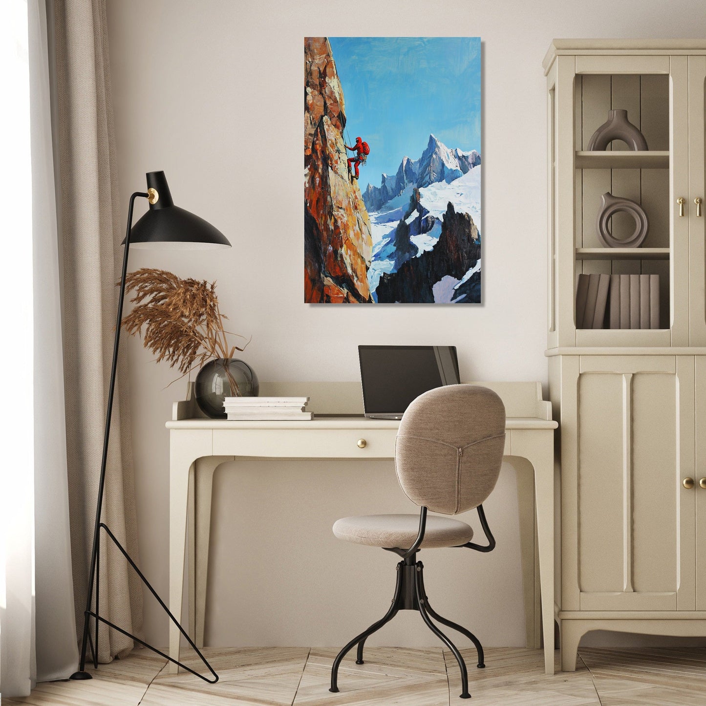 Climber's Ascent Canvas