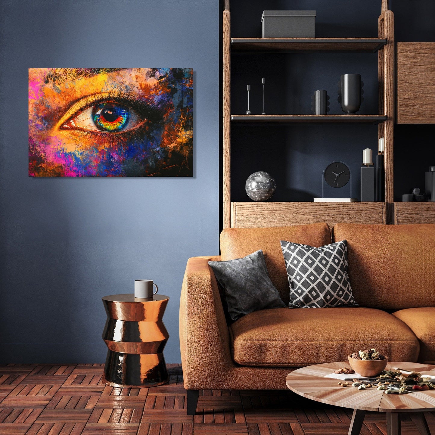 Glitched Eye Canvas