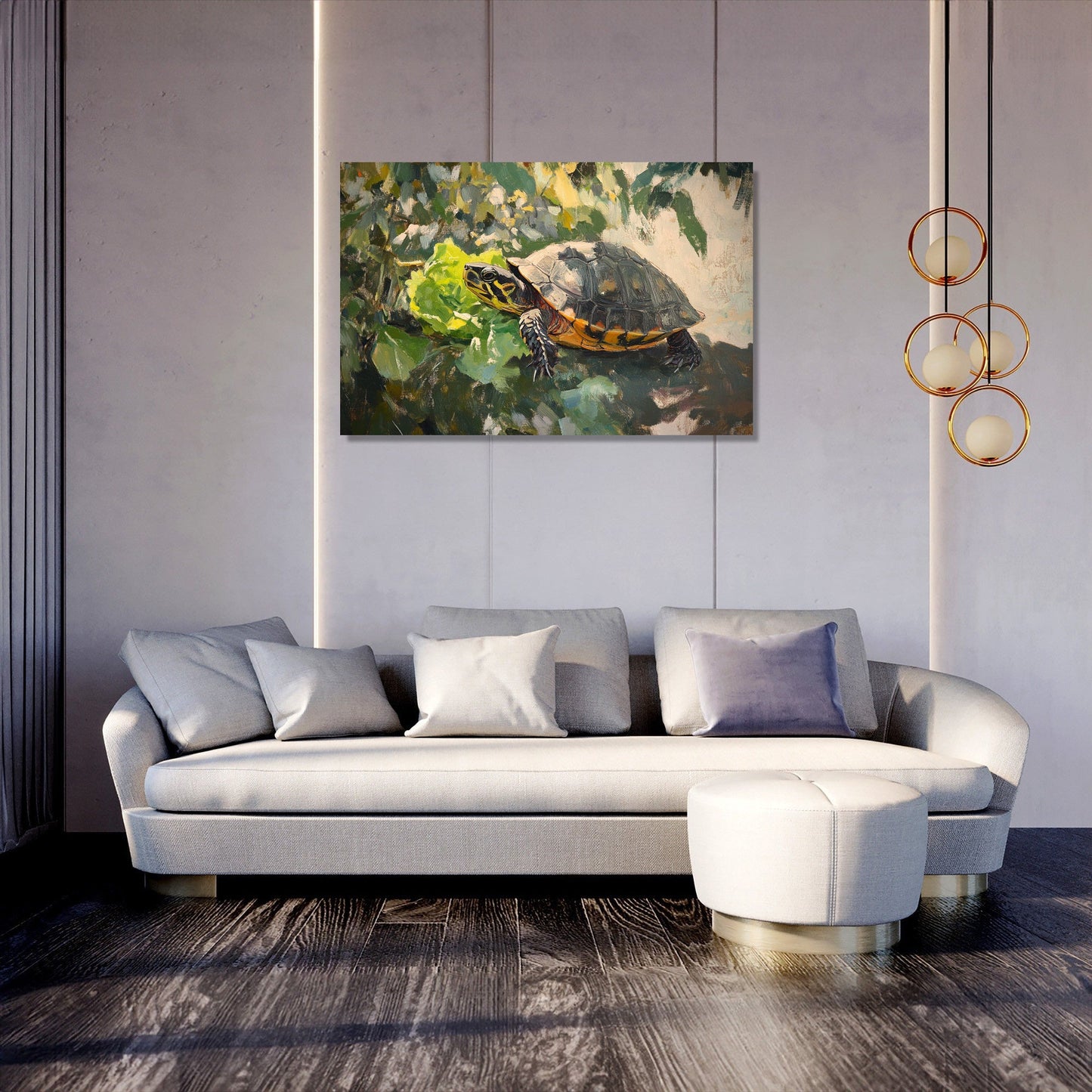 Turtle's Feast Canvas