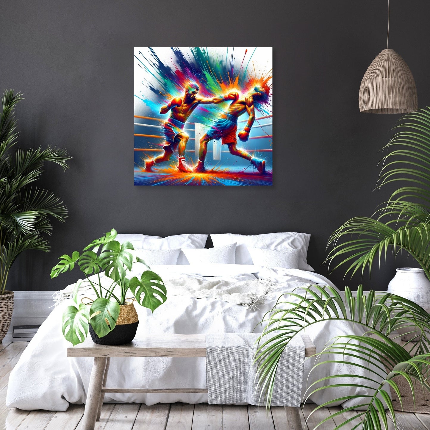 Colorful Knockdown Canvas