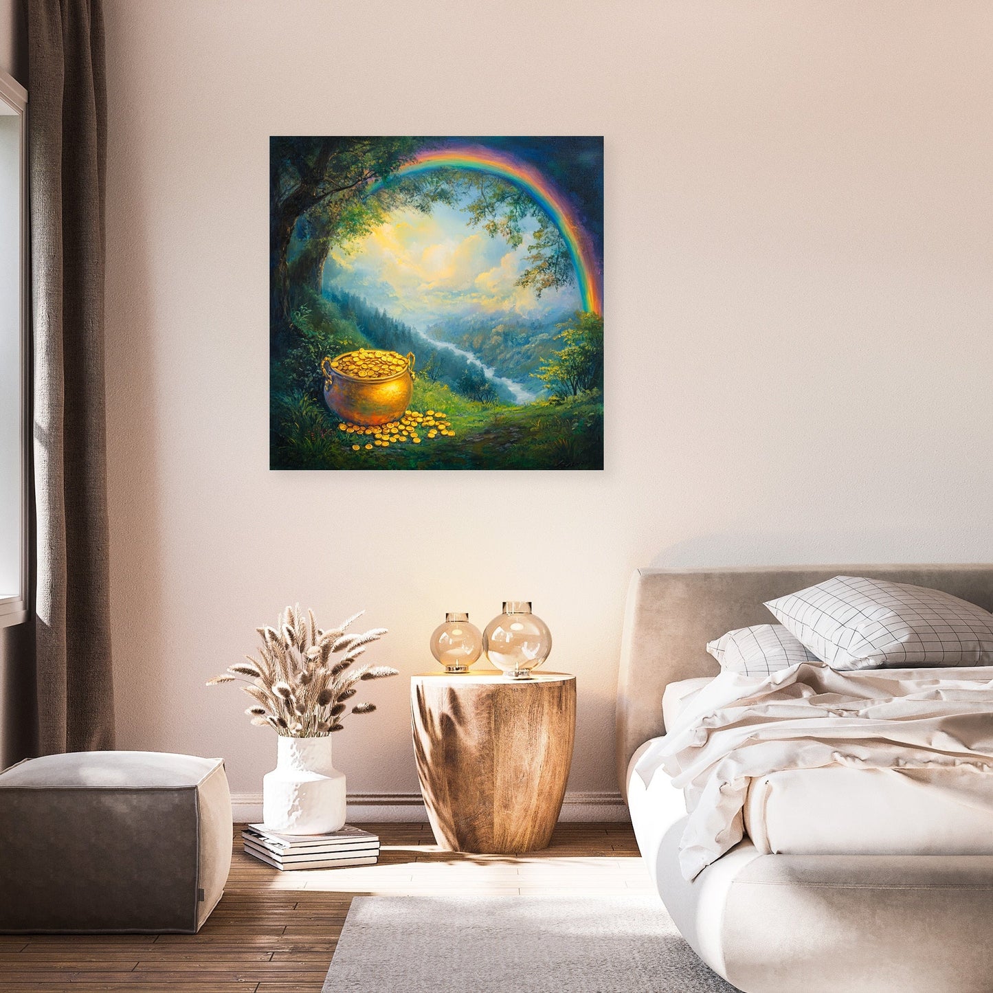 Golden Pot of Dreams Canvas