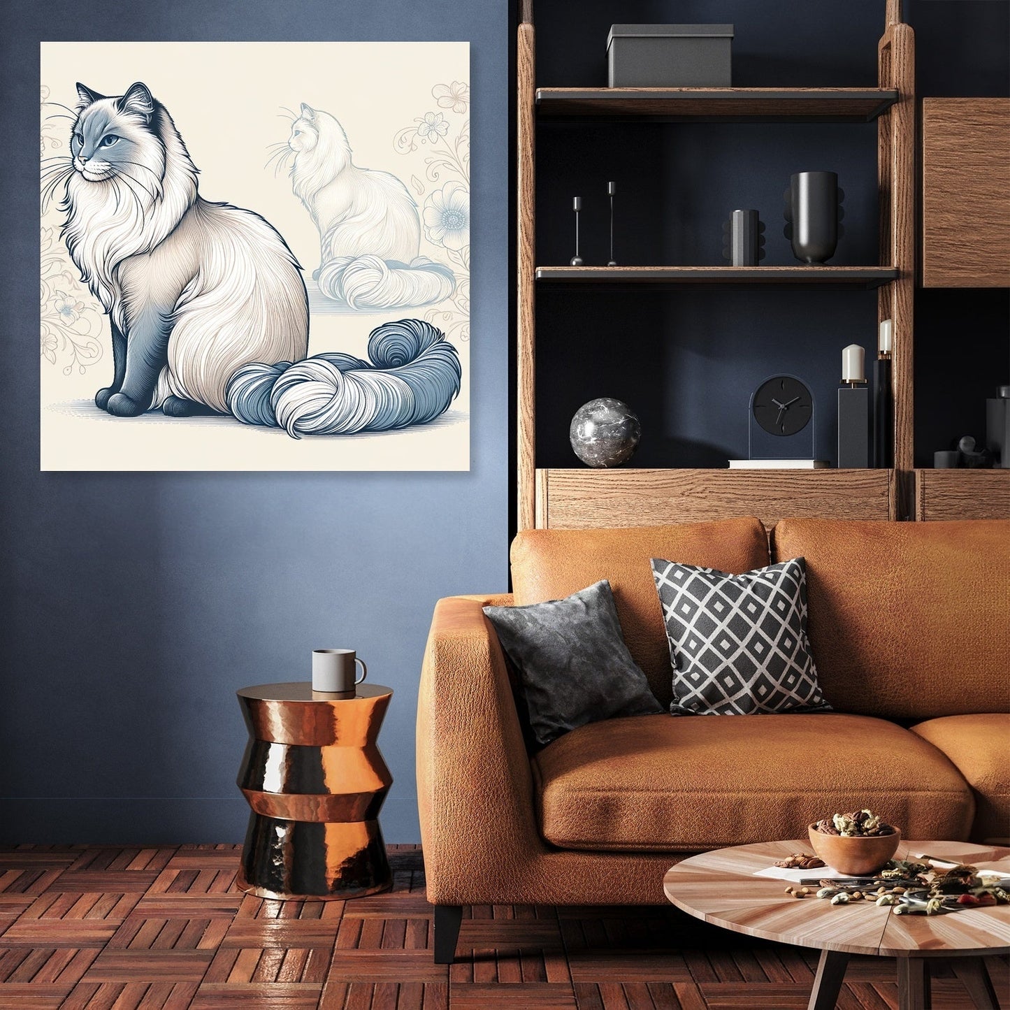 Graceful Feline Canvas