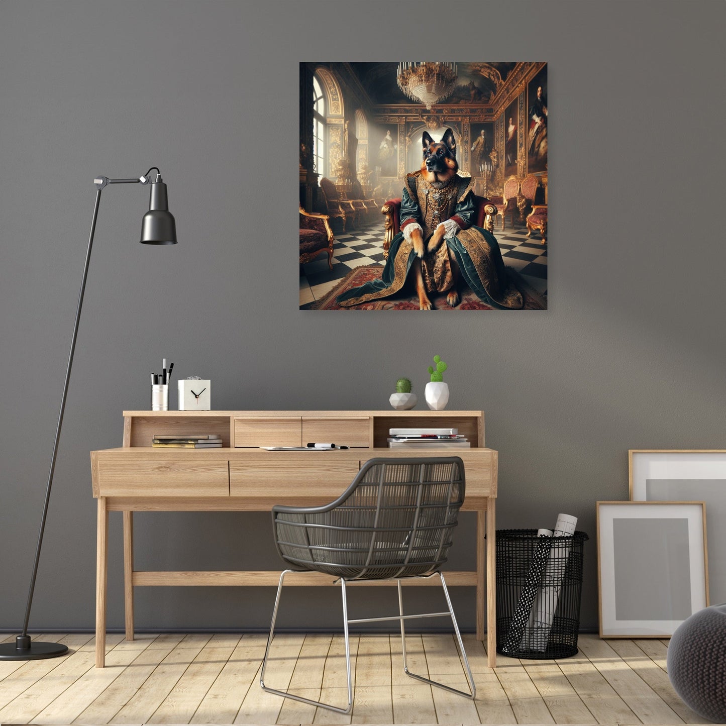 Baroque Royal Shepherd Throne Canvas