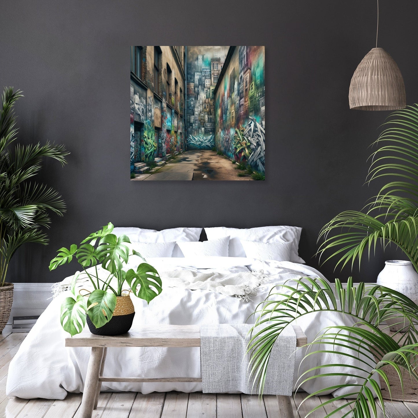 Echoes of the Alley Canvas