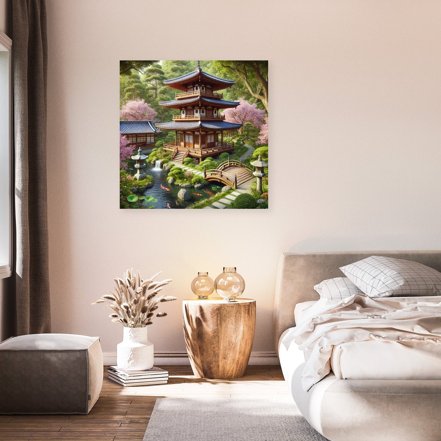 Tranquil Pagoda Canvas