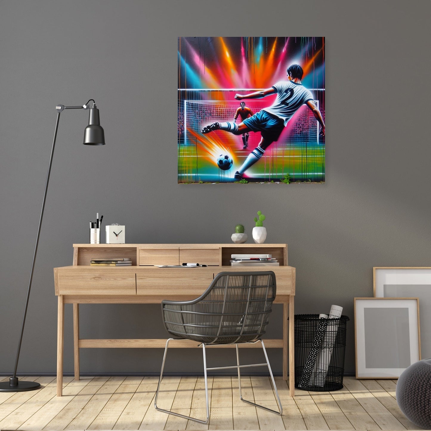 Free Kick Frenzy Canvas