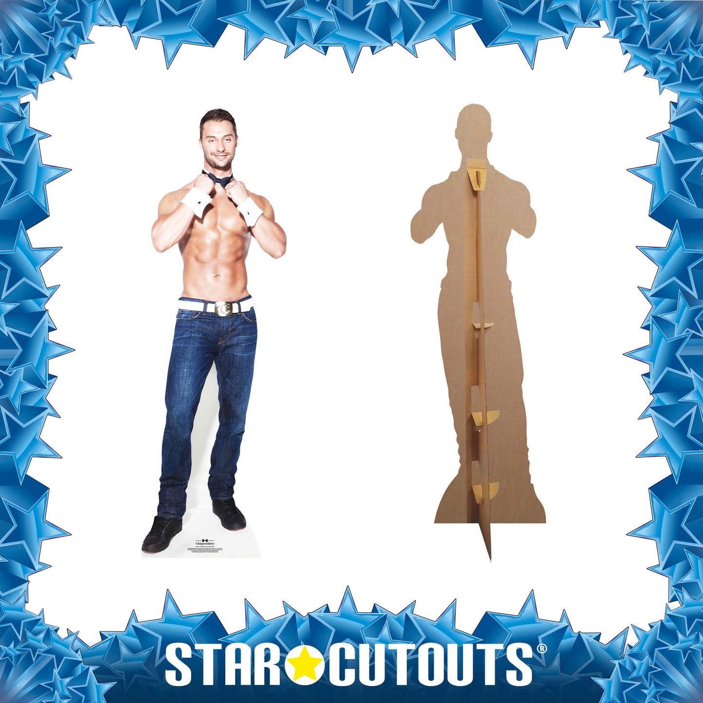 SC579 James Davis Chippendale Cardboard Cut Out Height 192cm