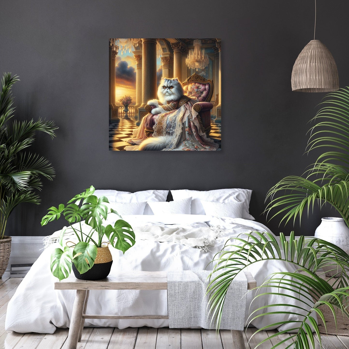 Regal Persian Throne Canvas