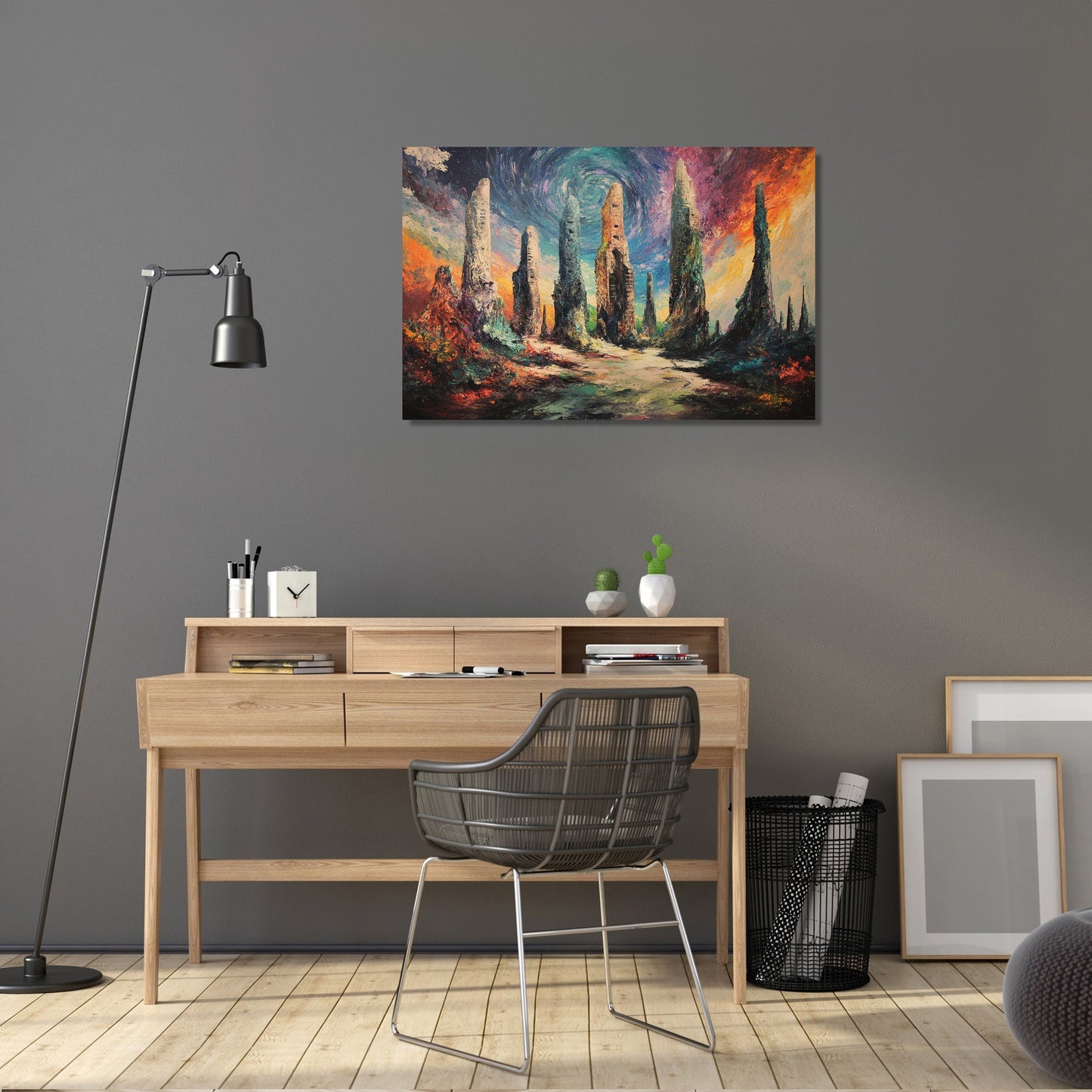 Alien Monument Canvas