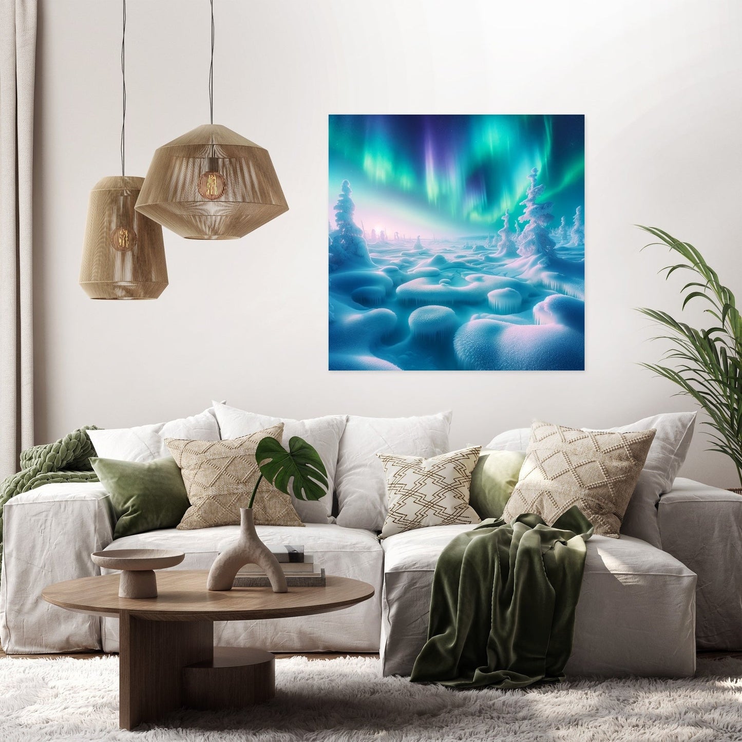 Aurora Whisper Canvas