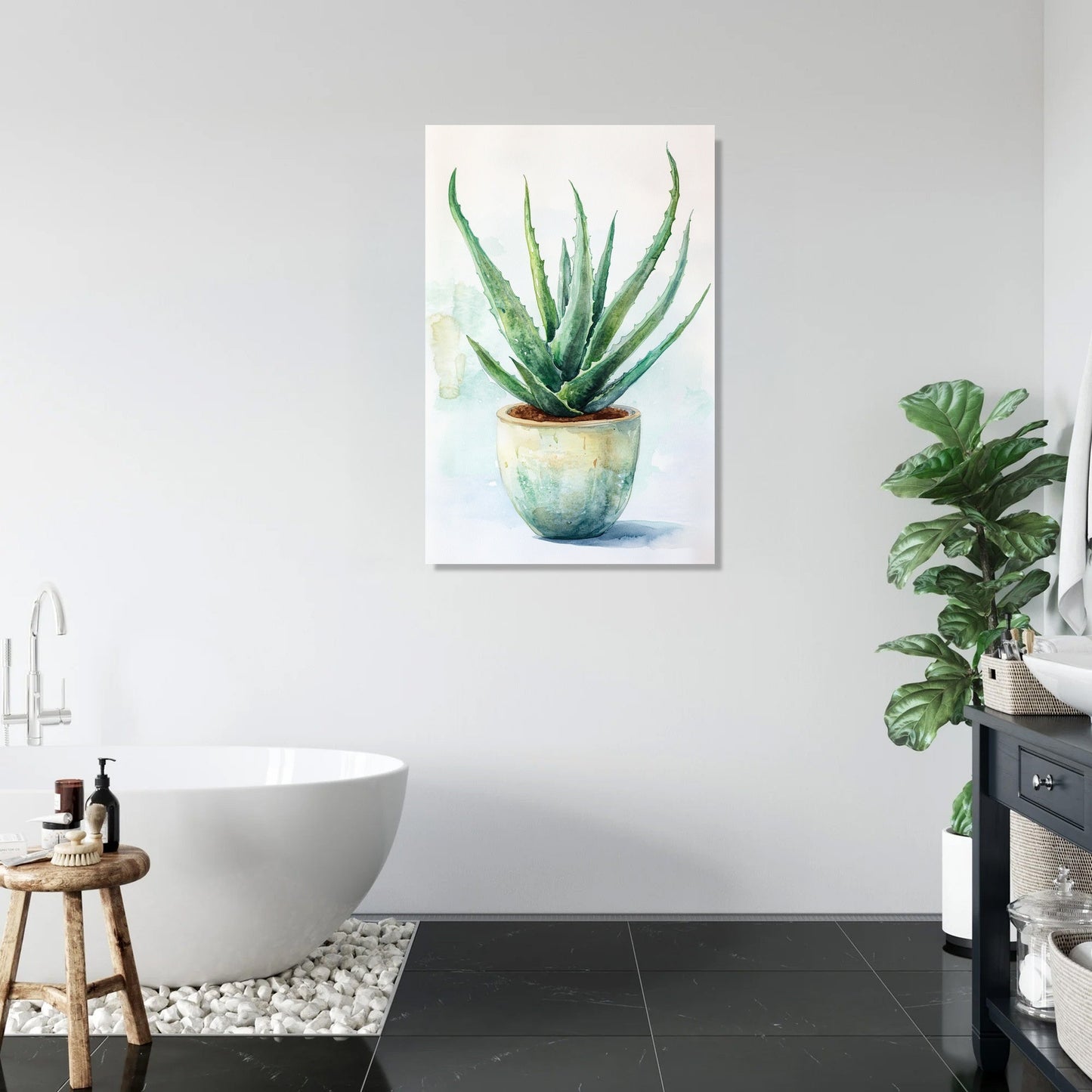 Healing Aloe Vera Canvas